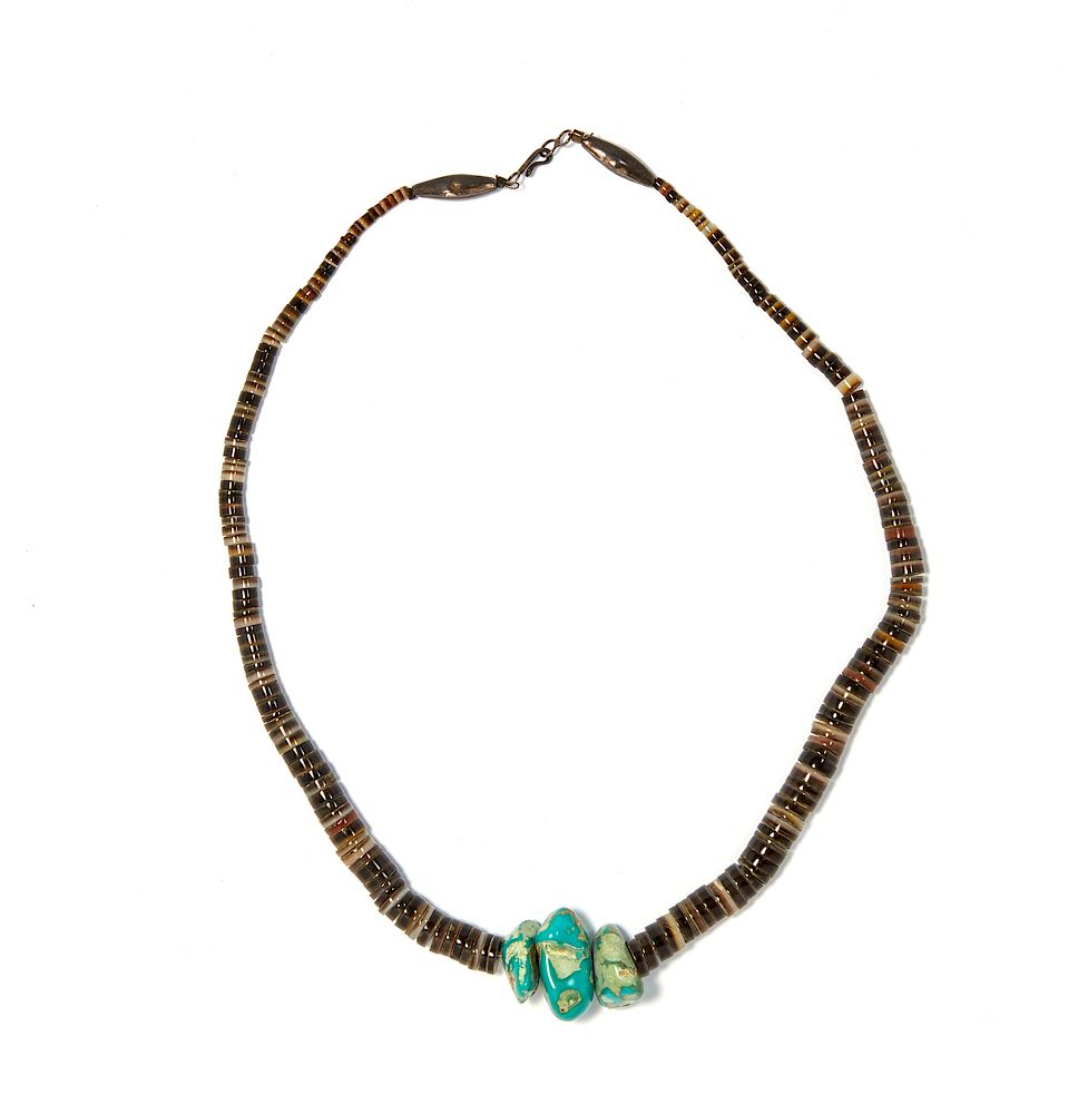 Appraisal: Turquoise Necklace Turquoise necklace Dimensions l Processing and shipping within