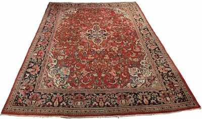 Appraisal: A Persian Kerman Room Size Carpet Apprx '- x '-