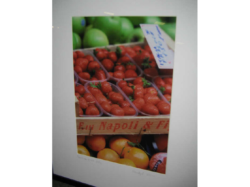 Appraisal: WENDY L WERNER AMERICAN FLORENCE FRUIT ITALY color photograph pencil