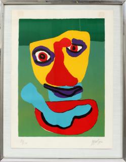 Appraisal: KAREL APPEL LITHOGRAPH ON PAPER KAREL APPEL DUTCH - LITHOGRAPH