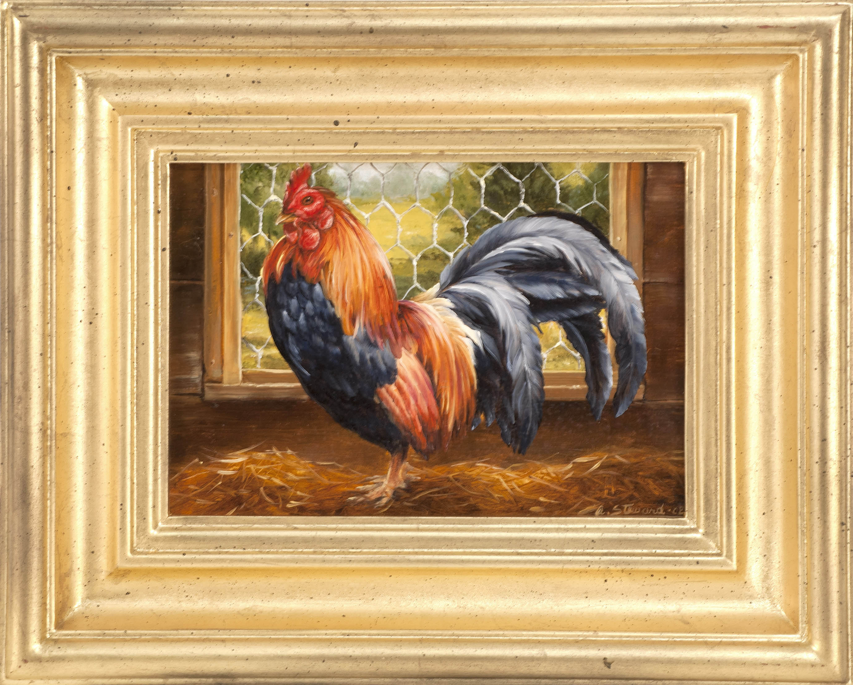 Appraisal: ALETA STEWARDAmerican ContemporaryBantam Rooster Signed lower right A Steward '