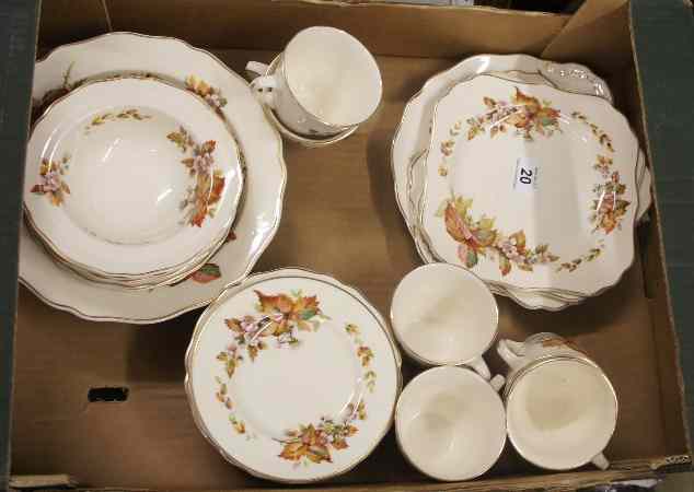 Appraisal: Royal Doulton Wilton Part Dinner and Tea Service comprising Side