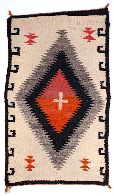 Appraisal: Navajo Native American Klagetoh Rug For your consideration is this