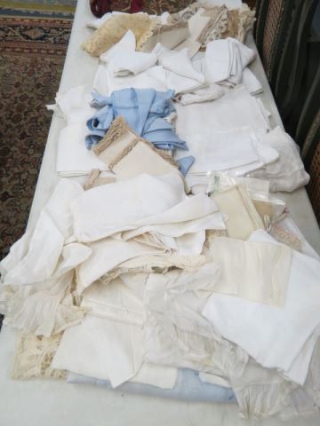 Appraisal: Lot of Estate Linens