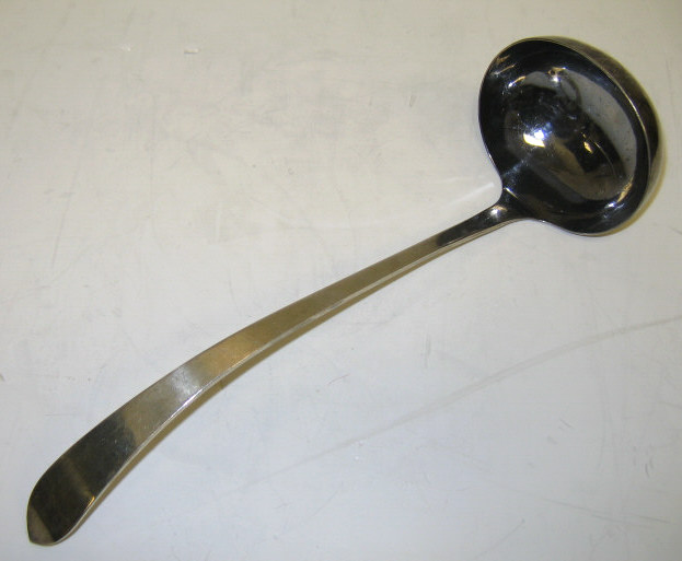 Appraisal: GRAFF WASHBOURNE DUNN STERLING SILVER LADLE Hand wrought for Black