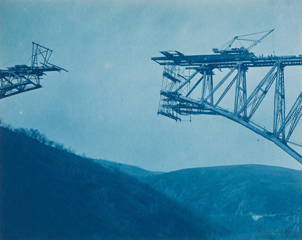 Appraisal: CYANOTYPES ENGINEERING A selection of stunning cyanotypes documenting the construction