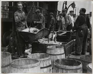 Appraisal: Photograph Berenice Abbott Berenice Abbott American - Fisherman Fulton Street