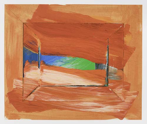 Appraisal: HOWARD HODGKIN The Sky's the Limit Color screenprint on white