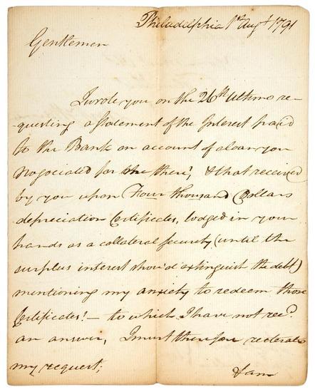 Appraisal: AMERICAN REVOLUTION - WAYNE Anthony Autograph letter signed Ant y