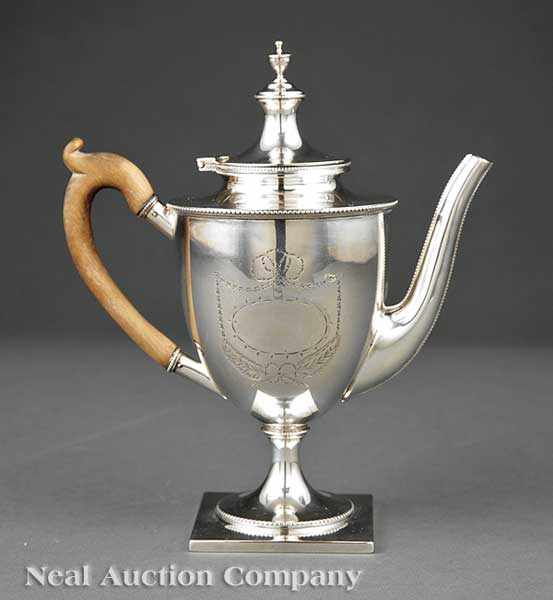 Appraisal: A Diminutive American Sterling Silver Teapot in the Neoclassical Taste