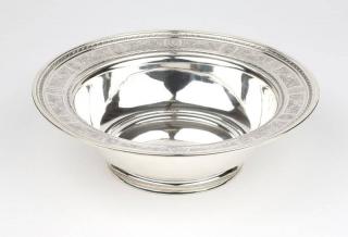 Appraisal: A ''Wedgwood'' sterling silver footed bowl Mid- th century with