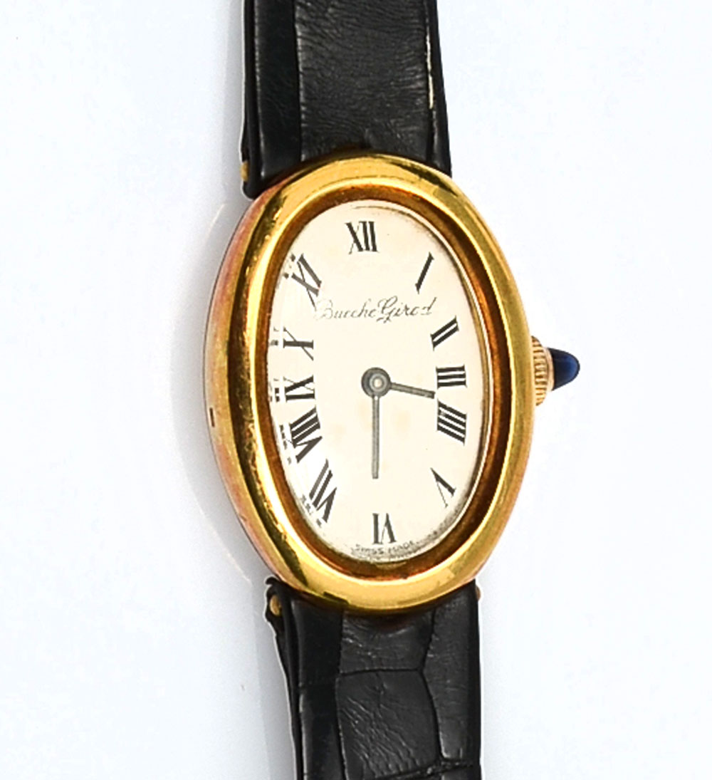 Appraisal: K VINTAGE BUECCHE GIROD WATCH Handsome retro style watch with