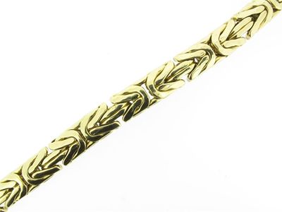 Appraisal: A ct gold fancy link bracelet cm long g