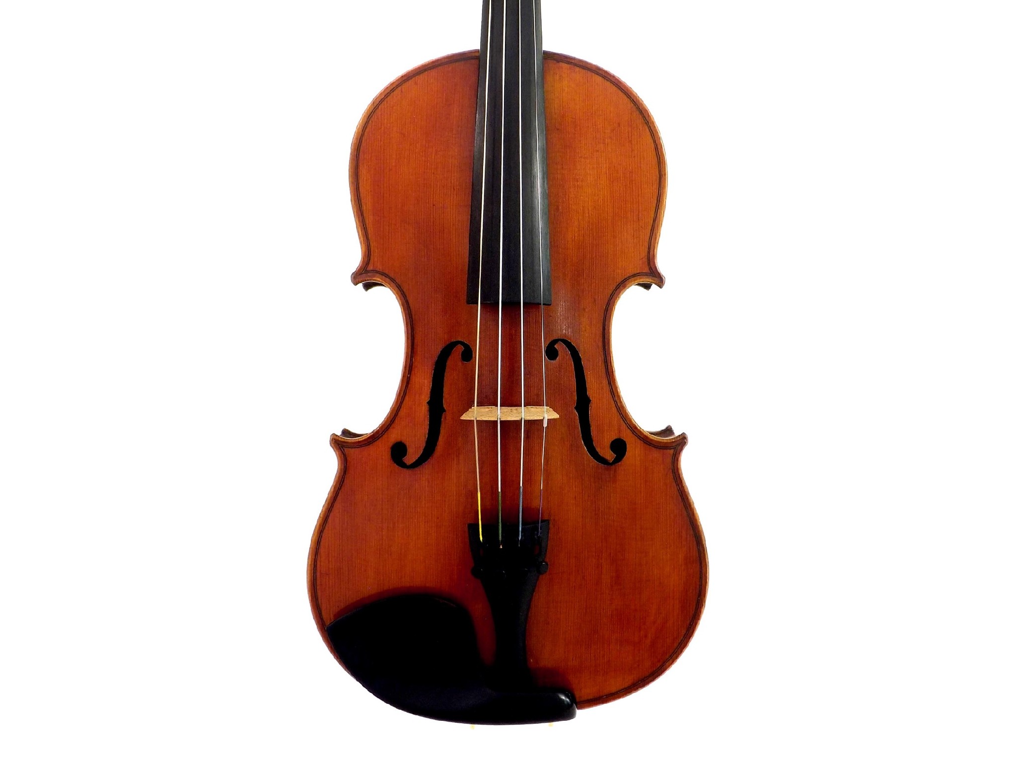 Appraisal: Violin labelled Antonio Curatoli Copy of Amati no Made in