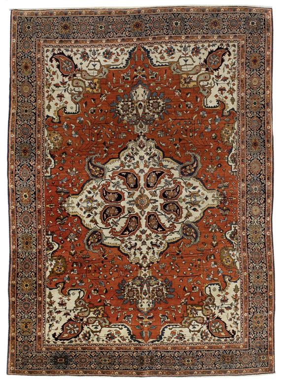 Appraisal: SAROUK FERAGHAN CARPET antique x cm