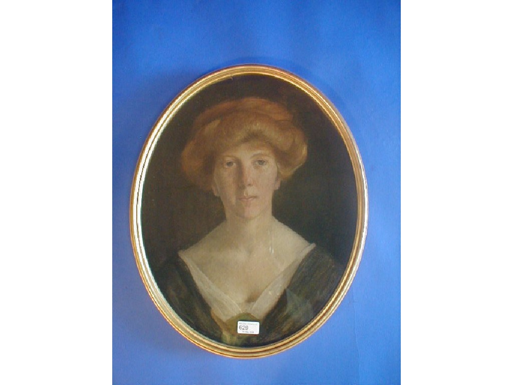 Appraisal: Late thC British School Head and shoulders portrait of a