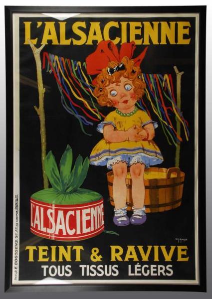 Appraisal: Lalsacienne Advertising Poster Condition Excellent Size x