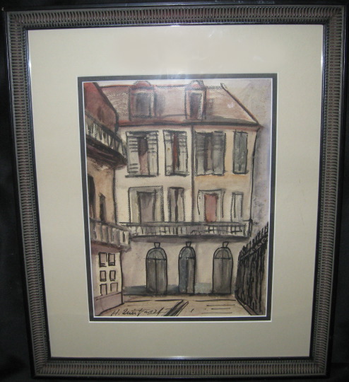 Appraisal: Harold Ivar Quistgaard American New Orleans - Vieux Carre New