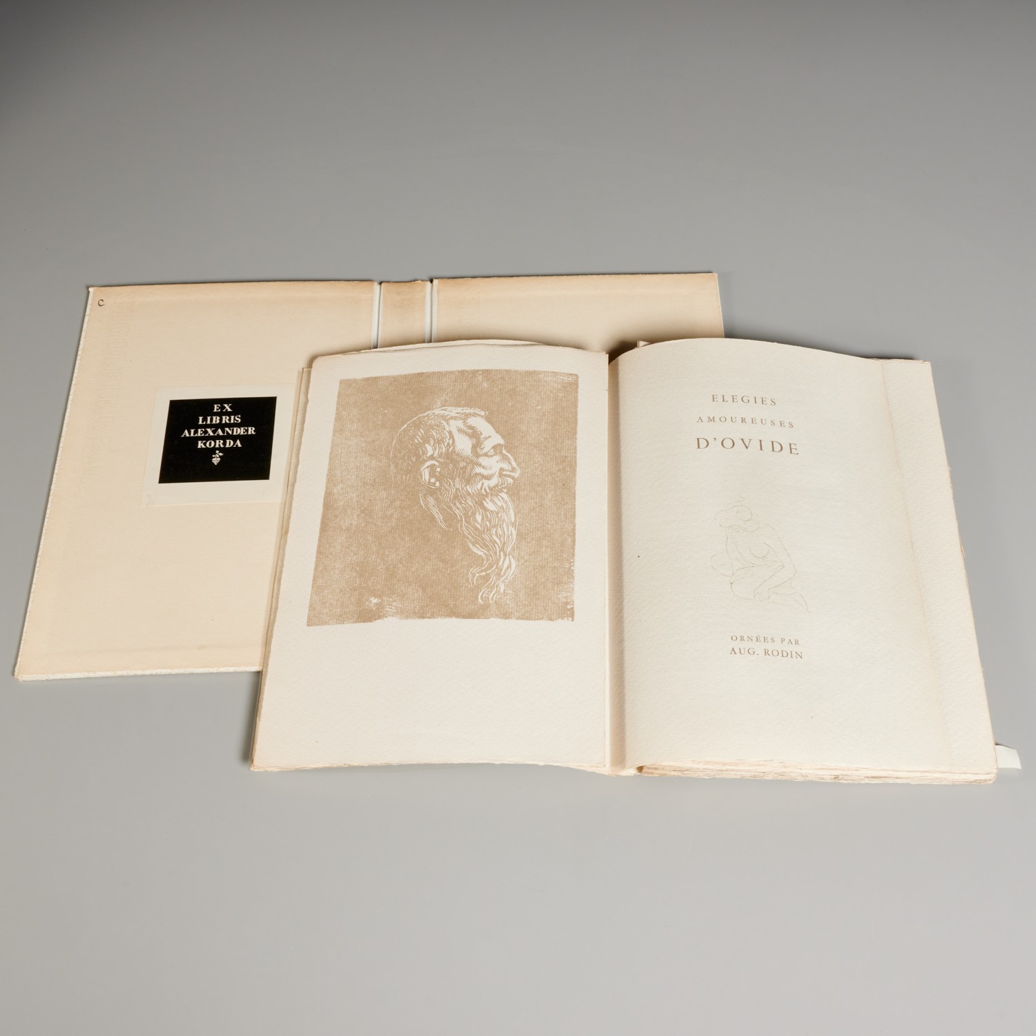 Appraisal: AUGUSTE RODIN ELEGIES AMOUREUSES D'OVIDE Philippe Gonin Paris with frontispiece