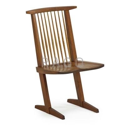 Appraisal: GEORGE NAKASHIMA Conoid chair Condition Report