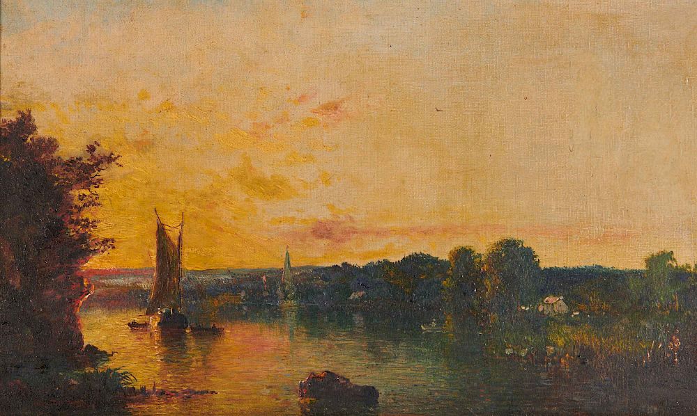 Appraisal: GEORGE LORING BROWN American - Sun Set GEORGE LORING BROWN