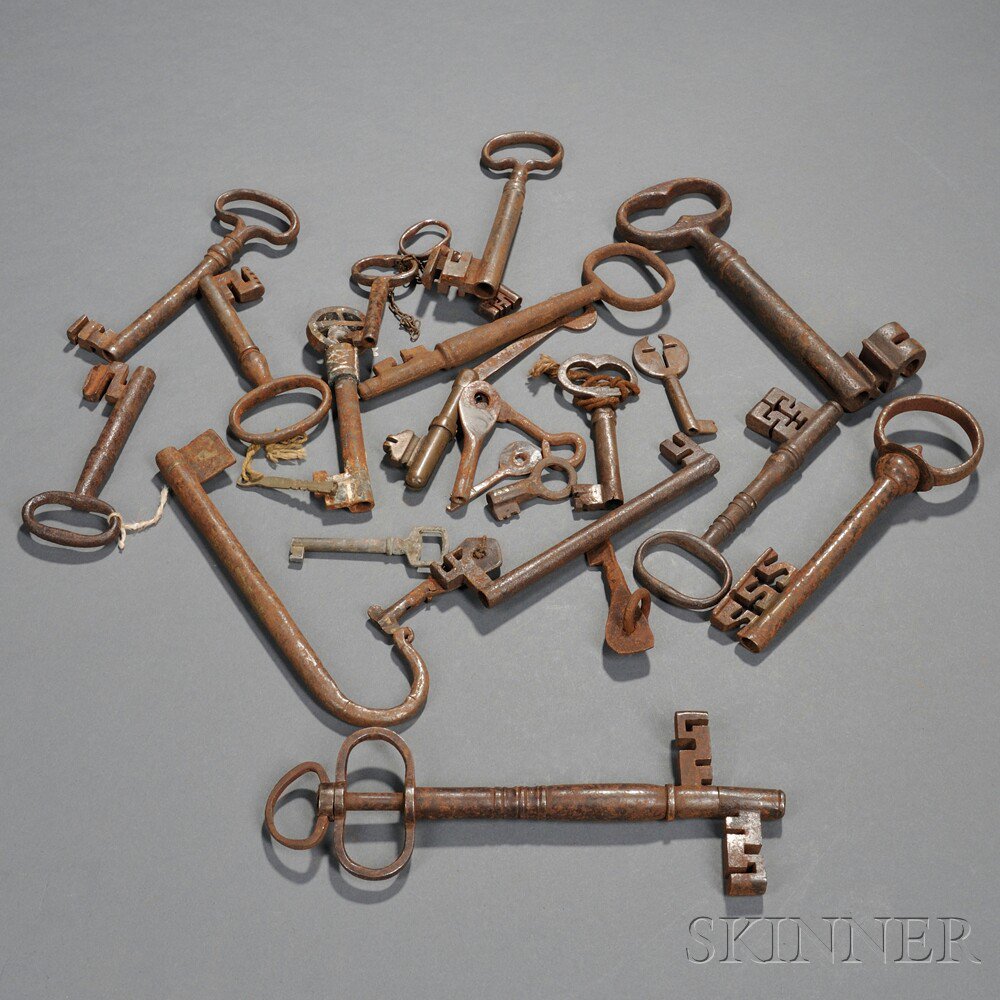 Appraisal: Collection of th and th Century Keys Continental including one