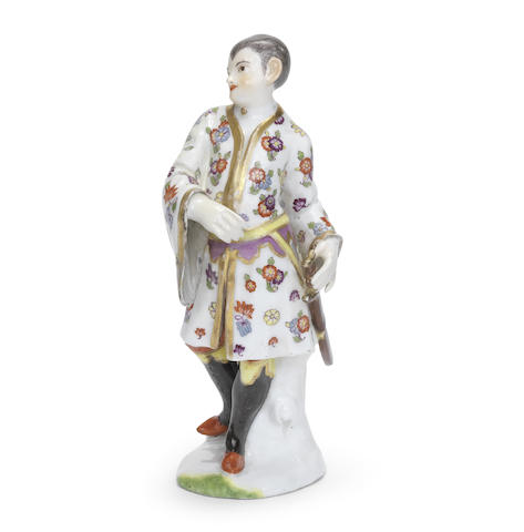 Appraisal: A rare Meissen figure of a Chinese man circa -