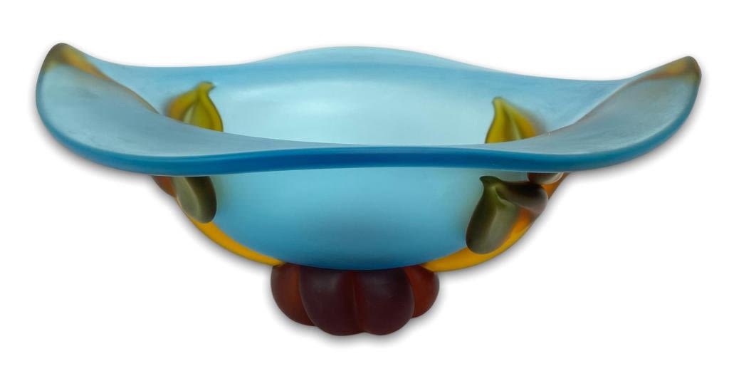 Appraisal: Tommie Rush Large Art Glass BowlReceipt description from SMITHKLEIN Gallery