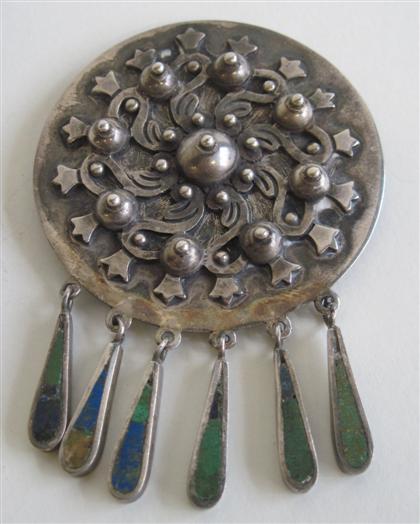 Appraisal: Sterling silver Taxco broochEstimate -