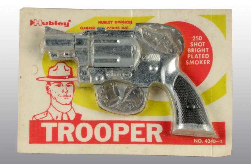 Appraisal: Hubley Trooper Toy Cap Gun Description On original card Condition