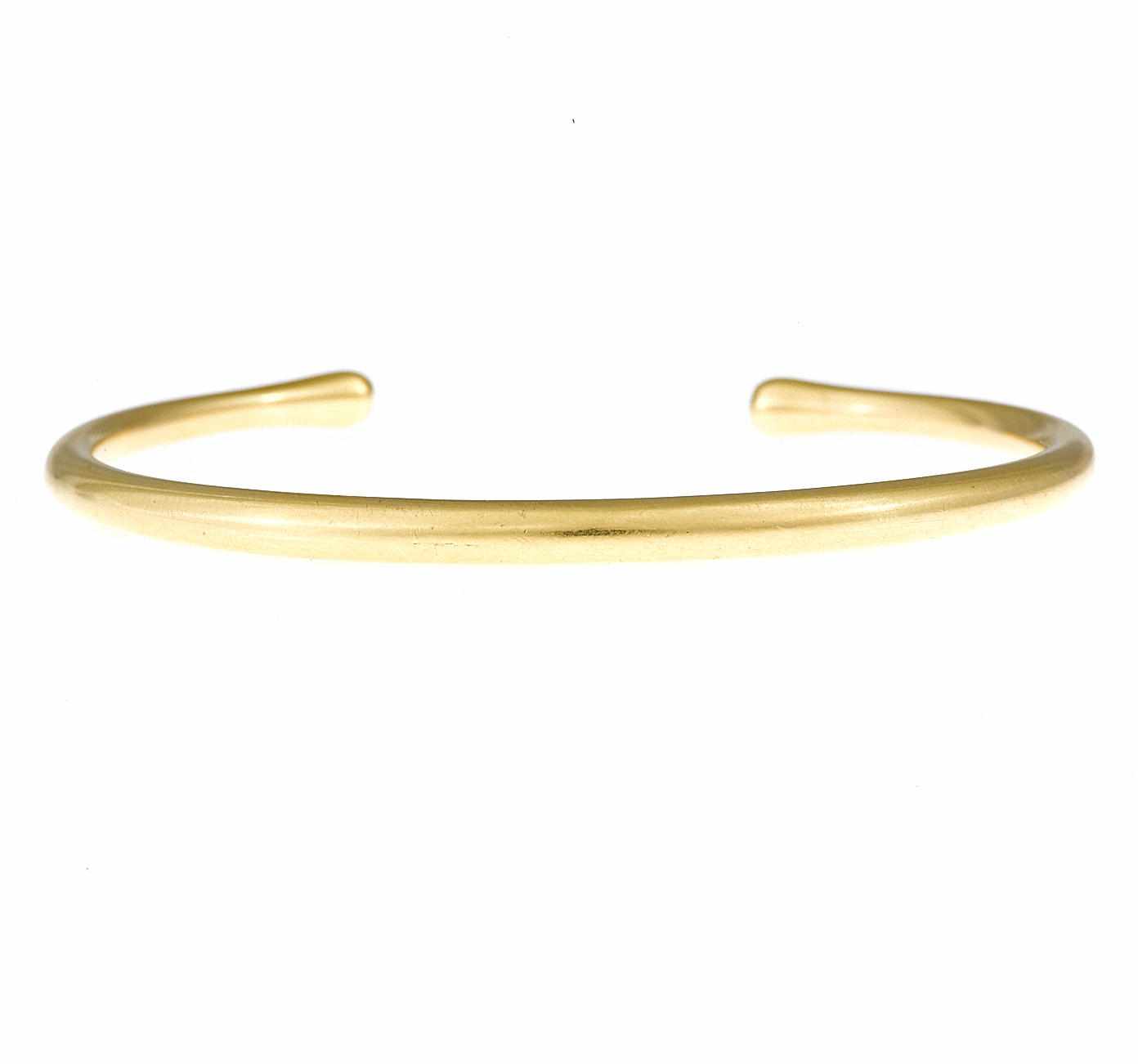 Appraisal: An eighteen karat gold bangle bracelet Georg Jensen signed Georg