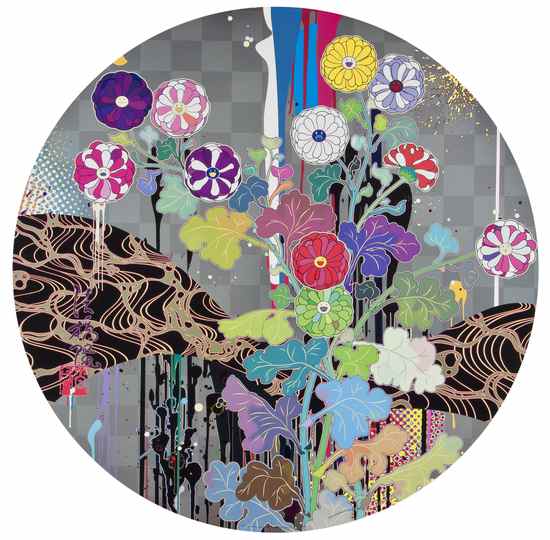 Appraisal: Takashi Murakami b Kansei Like the River's Flow offset lithograph