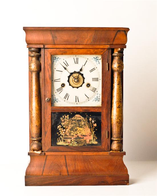 Appraisal: A Diminutive Rosewood Case Mantle Clock with an eight day