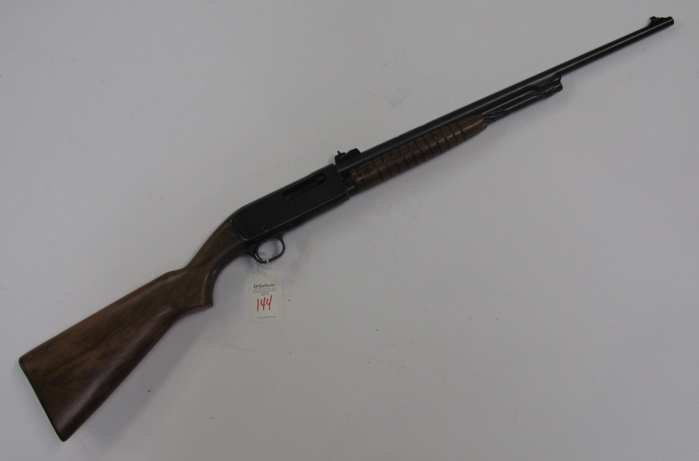 Appraisal: REMINGTON MODEL SLIDE ACTION RIFLE Remington caliber barrel overall blued