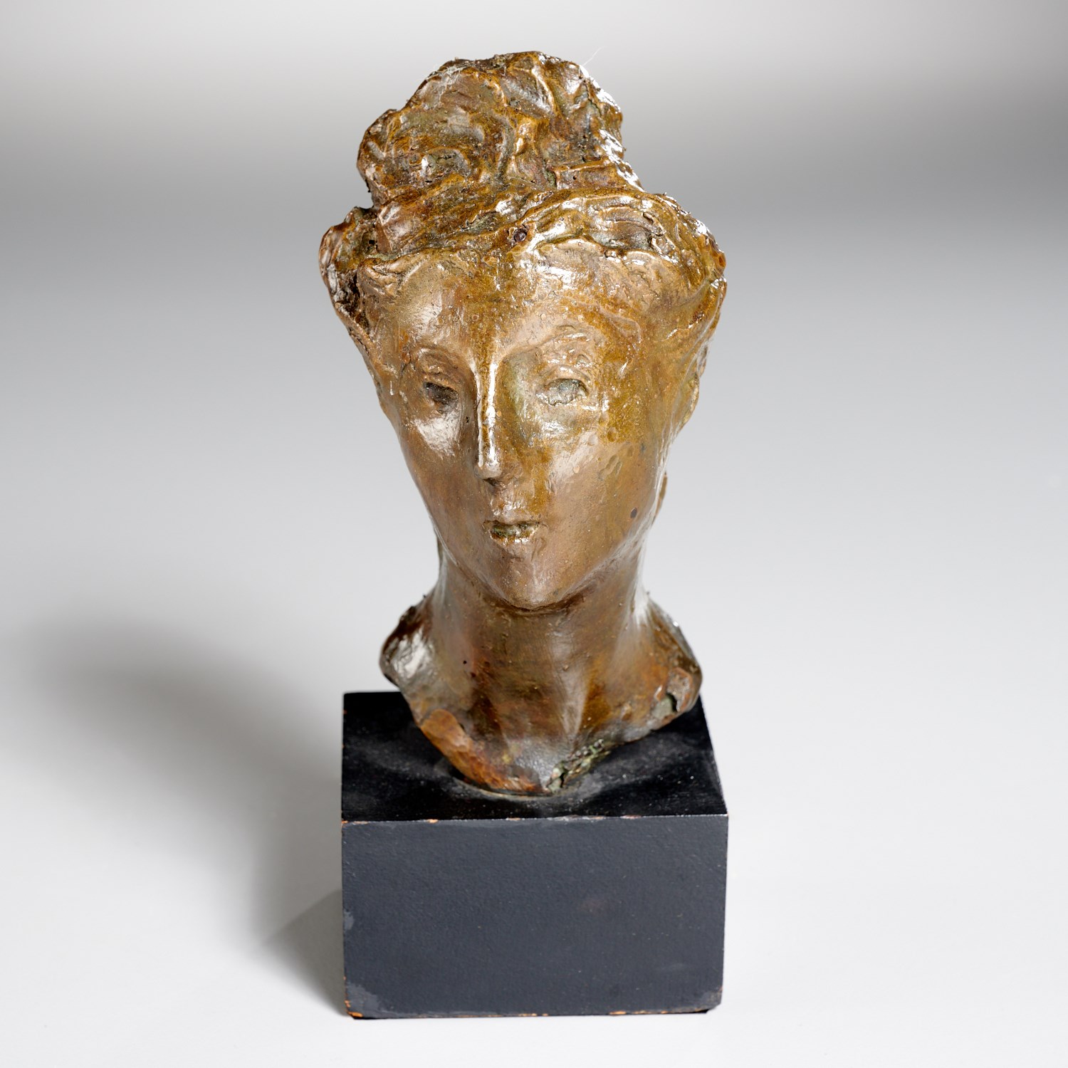 Appraisal: MARINO MARINI ATTRIB BRONZE BUST Attributed to Marino Marini Italian