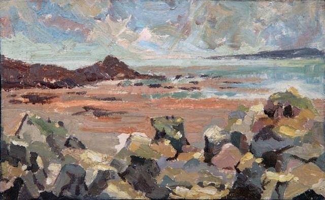 Appraisal: ATTRIBUTED TO GWYLIM PRITCHARD b - Pembrokeshire Coast oils on