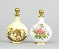 Appraisal: Two Coalport Cologne Bottles Lot of two dresser bottles Bottles