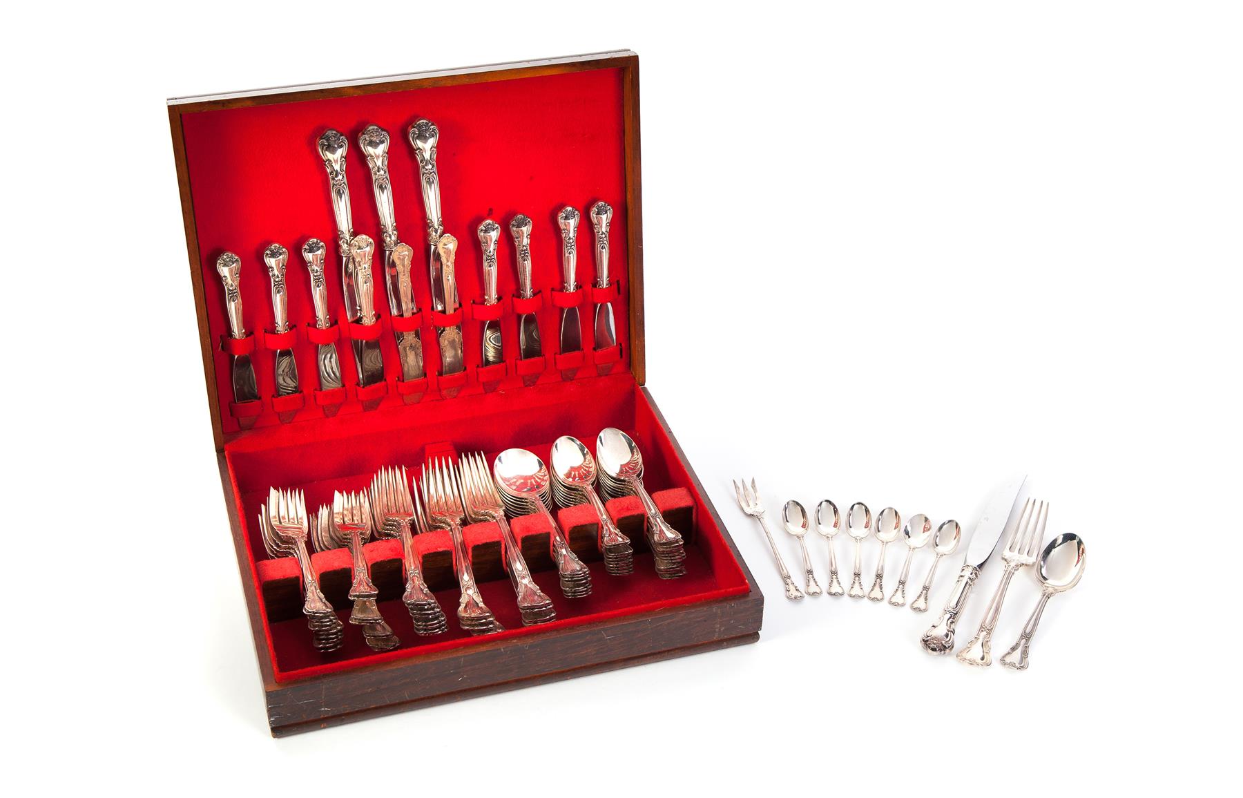 Appraisal: SET OF GORHAM STERLING SILVER FLATWARE American th century Set