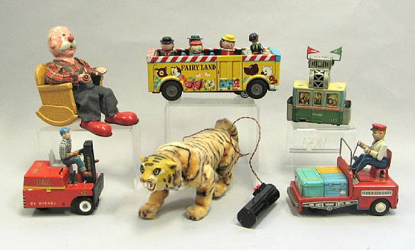 Appraisal: Battery Operated Toys Collection of Japanese B O toys circa