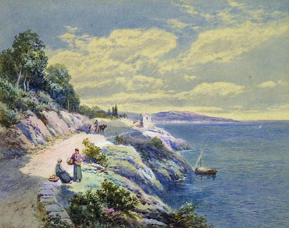 Appraisal: By Charles Rowbotham exh - - 'The Coast of Genoa