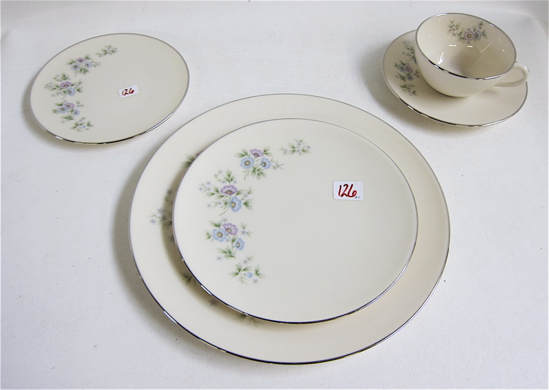 Appraisal: LENOX FINE CHINA SET sixty pieces service for twelve in