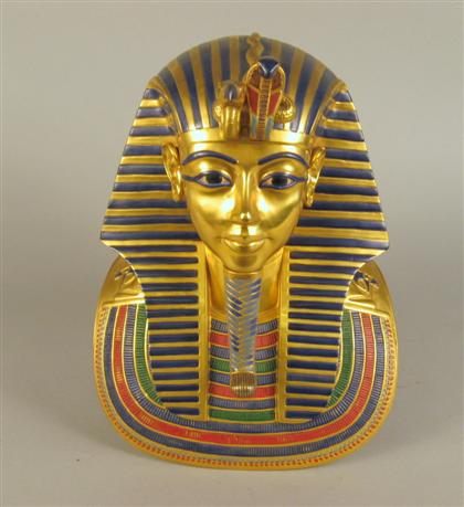 Appraisal: Boehm porcelain bust of King Tutankhamun The mask limited edition