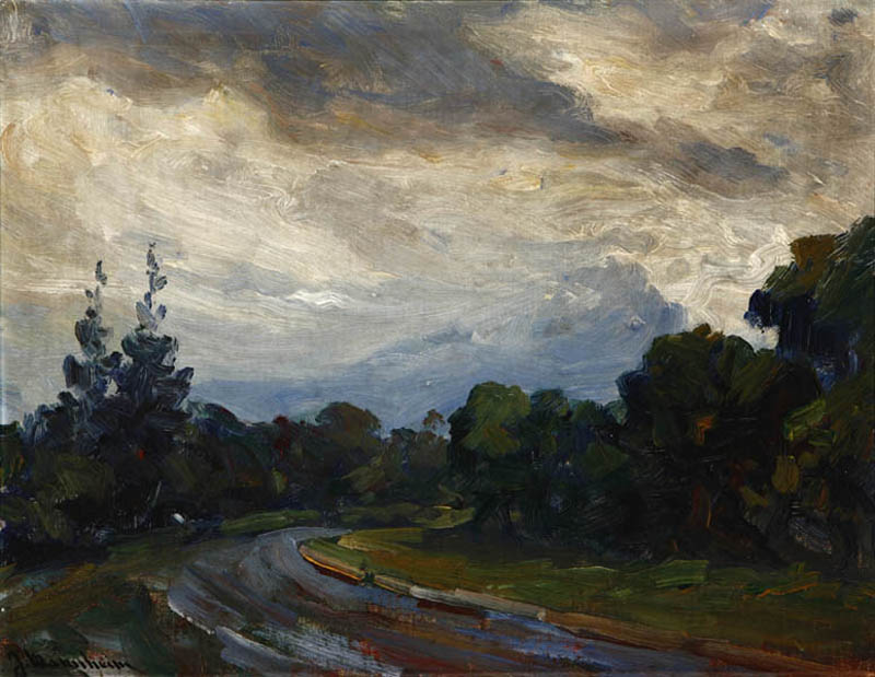 Appraisal: Jean Mannheim - Jean Mannheim - Pasadena CA Storm Clouds