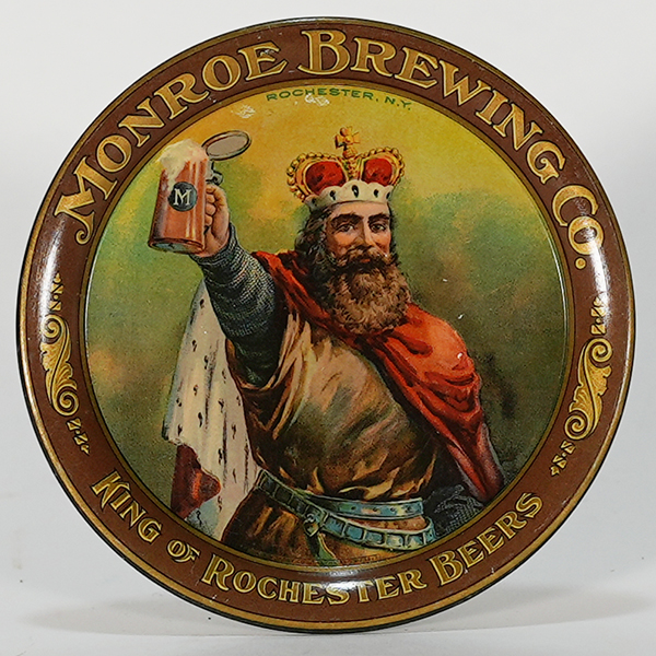 Appraisal: Monroe Brewing King Rochester Beers Tip TrayReference n aBrewery Monroe