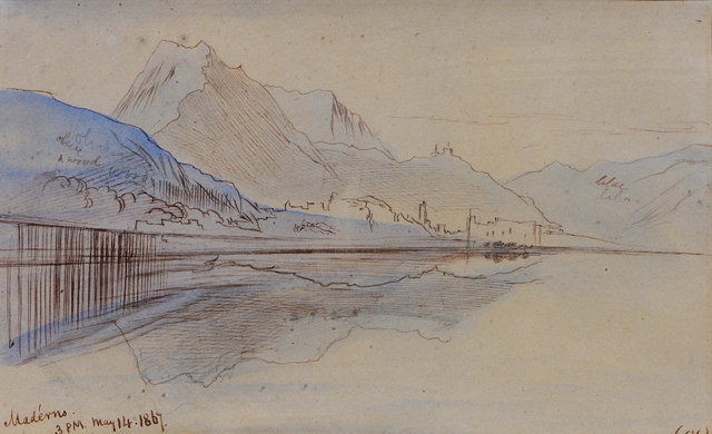 Appraisal: EDWARD LEAR - 'Maderno pm May ' inscribed with title