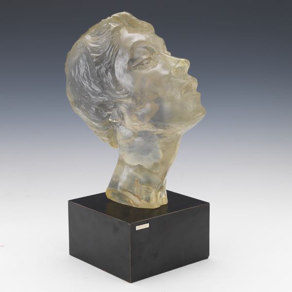 Appraisal: ROSLYN PRICE AMERICAN TH CENTURY x x Clear resin cast