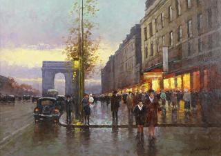 Appraisal: Painting Alexander Popoff Alexander Popoff Russian - Paris oil on