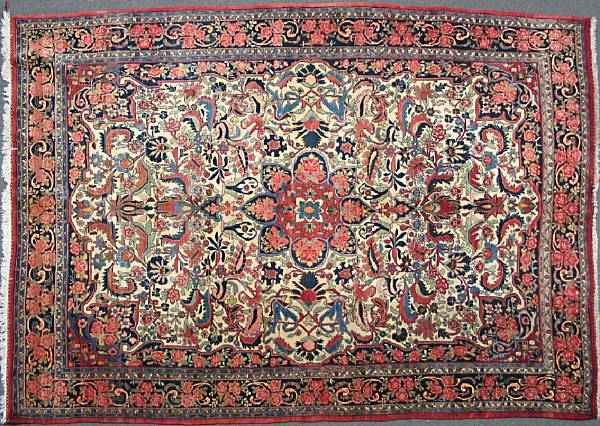 Appraisal: A Bidjar carpet size approximately ft x ft in