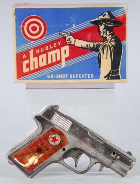 Appraisal: Hubley Champ Cap Gun Description Has fired caps Left grip