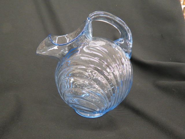 Appraisal: Cambridge Caprice Moonlight Blue Ball Pitcher excellent ounce with ice